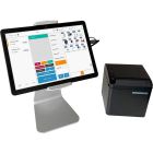 Microsoft Surface Tablet mit Bondrucker und Halterung